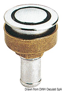 4.2.7 Sfiato ottone cromato 20 mm dritto - immagine 1