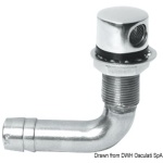 Sfiato inox 90° 16 mm