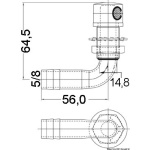 Sfiato inox 90° 16 mm - immagine 2