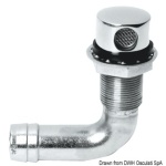 Sfiato inox 90° 19 mm