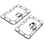 Portello esterno grigio 280  x 380 mm - immagine 2