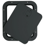 Portello estraibile nero 305 x 355 mm