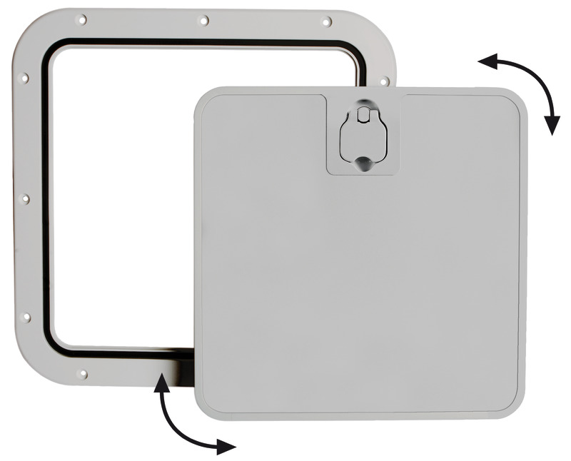 20.302.32.jpg Portello estraibile grigio 375 x 375 mm - immagine 1