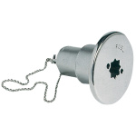 Tappo inox imbarco Waste 38 mm