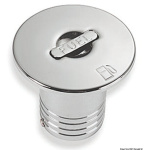 Tappo ottone cromato a filo Fuel 50 mm