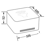 Tromba a membrana Q Box bianca - immagine 4
