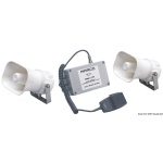 Tromba con fischio 112 dB 12 V a 2 altoparlanti