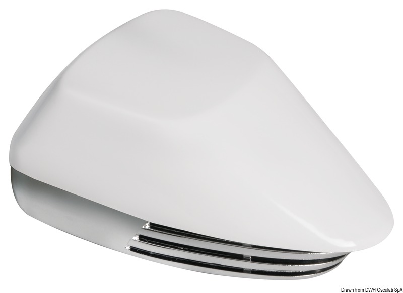 21.450.00bi_new.jpg Tromba ABS cromato e bianca 12 V - immagine 1