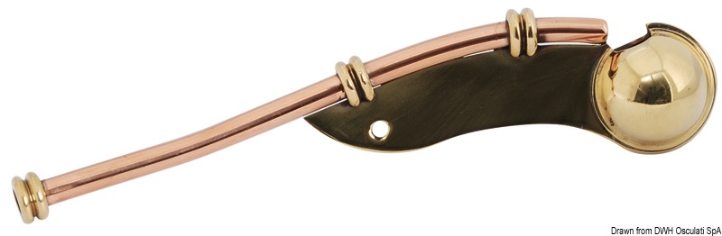 21.482.00.jpg Fischietto "Nostromo" ottone nichelato - immagine 1