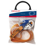 Cordone ombelicale 2 m con 2 moschettoni  ad apertura rapida - immagine 3