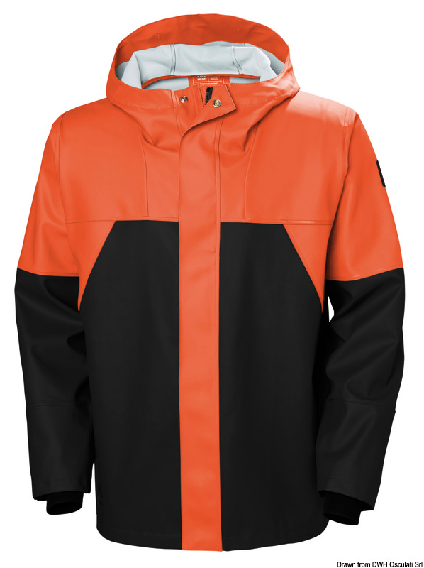24.500.11.jpg HH Storm Rain Jacket arancio/nero 2XL - immagine 1