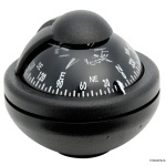Bussola Riviera Comet 1 da 2" nera con staffa