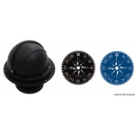Bussola Riviera 4" con coperchio nera/nera rosa piana - immagine 2