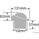 Bussola Ritchie Helmsman 3"3/4 inc. bianca front. - immagine 2