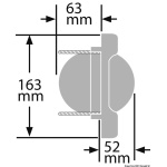 Bussola Ritchie Venturi Sail 3"3/4 nera/blu - immagine 2