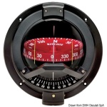 Bussola Ritchie Venturi Sail 3"3/4 nera/rossa