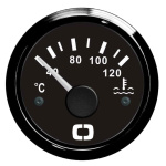Indicatore temperatura acqua 40/120° nero/nera