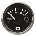 Voltmetro 18/32 V nero/lucida