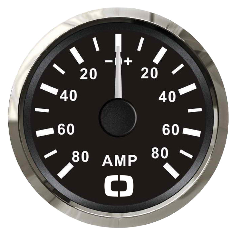 27.321.24.jpg Amperometro con shunt 80 A nero/lucida - immagine 1