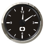 Orologio al quarzo nero/lucida