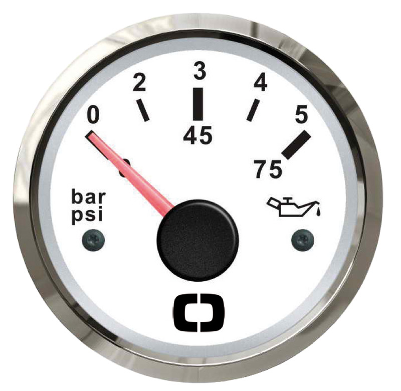 27.322.10.jpg Indicatore pressione olio 0-5 bar bianco/lucida - immagine 1