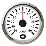 Amperometro con shunt 50 A bianco/lucida
