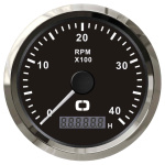 Contagiri 0-4000 RPM nero/lucida