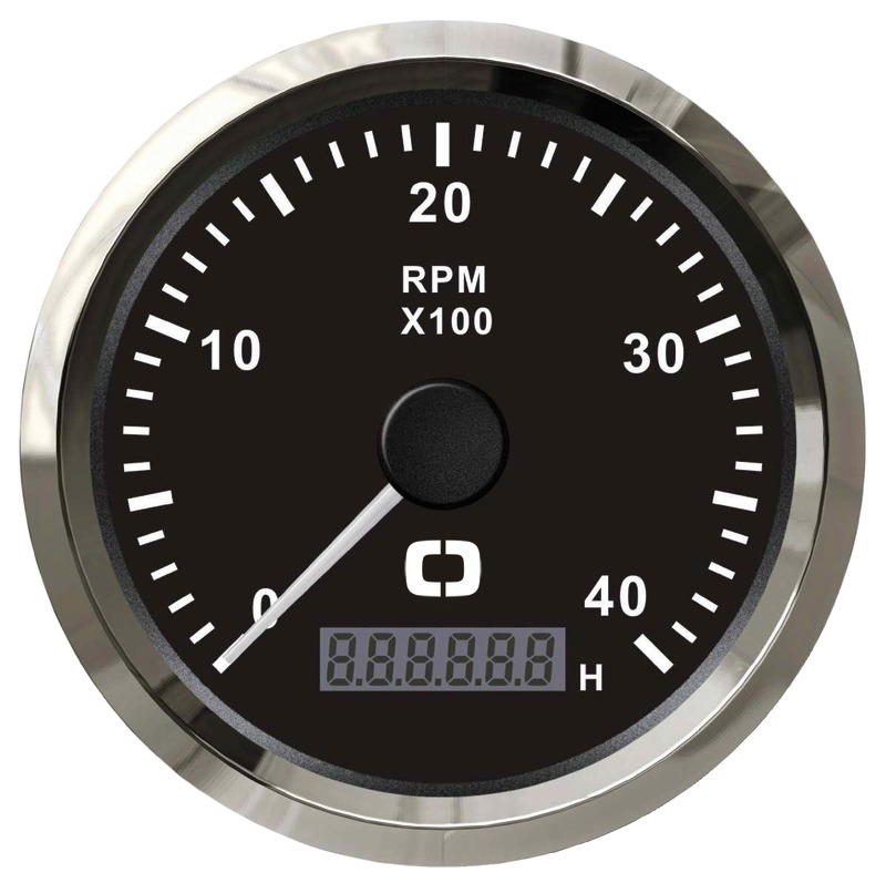 27.326.02.jpg Contagiri 0-4000 RPM nero/lucida - immagine 1