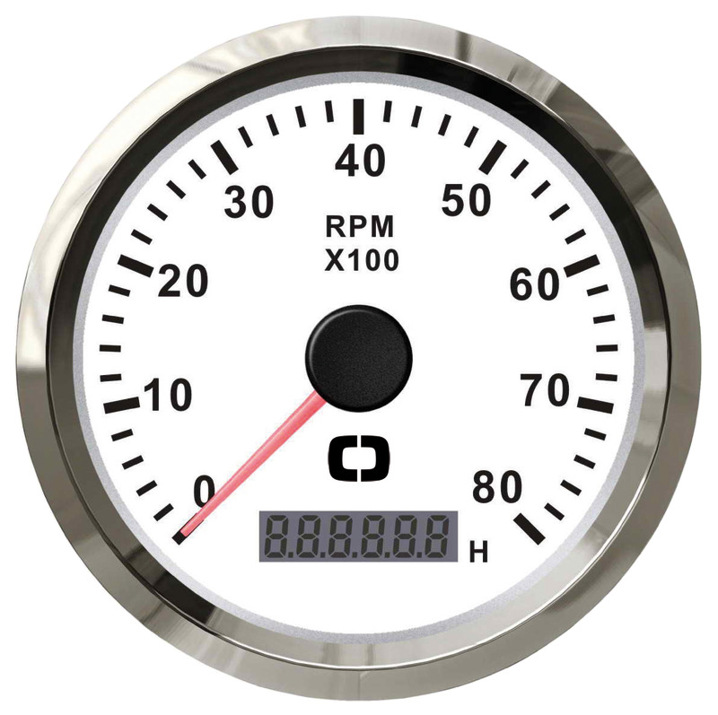 27.327.04.jpg Contagiri 0-8000 RPM bianco/lucida - immagine 1