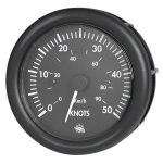 Spidometro 0-50 nodi 12 V nero