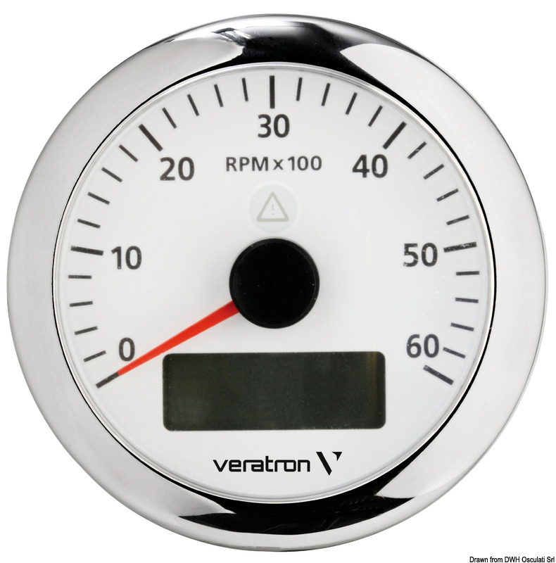 27.480.03.jpg Contagiri 6000 RPM bianco - immagine 1