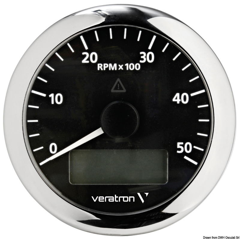 27.580.02.jpg Contagiri 5000 RPM nero - immagine 1