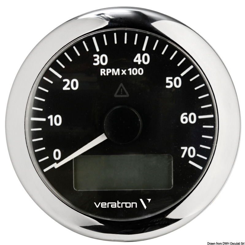 27.580.04.jpg Contagiri 7000 RPM nero - immagine 1