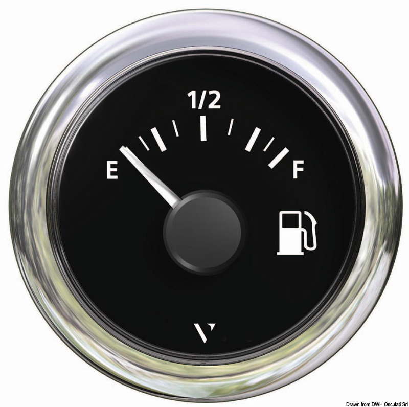 27.582.01_-_583.01.jpg Indicat livello carburante 10/180 ohm nero - immagine 1