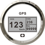 Log con bussola e totalizzatore GPS bianco/lucida