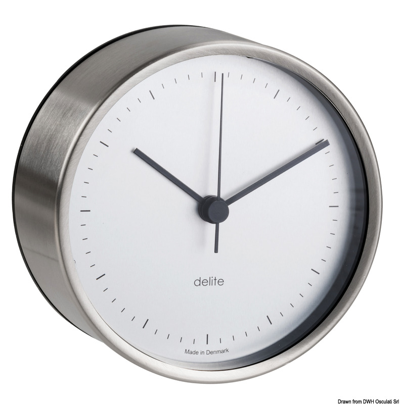 28.859.01.jpg Orologio Clausen inox satinato/bianco - immagine 1