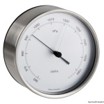 Barometro Clausen inox satinato/bianco