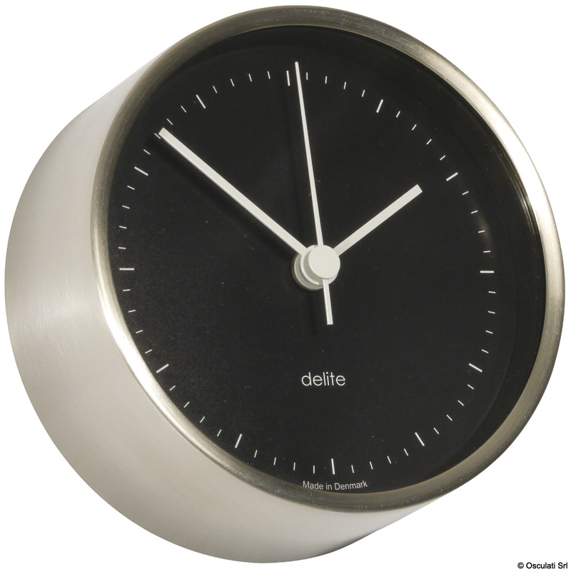 28.859.11.jpg Orologio Clausen inox satinato/nero - immagine 1