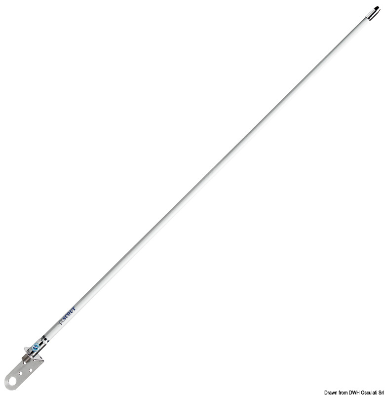 29.312.00.jpg Antenna VHF Scout KM4 predisposta per Windex 100cm - immagine 1