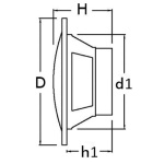 Coppia di casse a doppio cono 4'' 2x30 W bianche - immagine 3