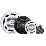 Coppia di casse a doppio cono 3'' 2x20 W bianche