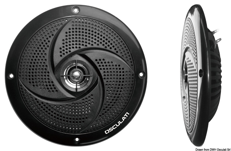 29.742.02-04-06.jpg Coppia di casse stereo ultra piatte doppio cono nere 6,5" - immagine 1