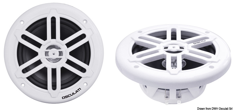 29.743.01-03-05.jpg Coppia di casse stereo doppio cono bianche 8" - 2X180W - immagine 1