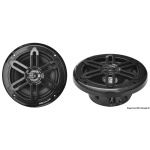 Coppia di casse stereo doppio cono nere 6,5" - 2X120W