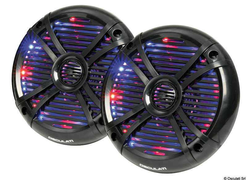 29.747.02-04_New2020.jpg Coppia di casse a due vie con LED RGB progr. 5,25'' nere - immagine 1