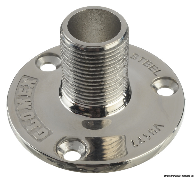 29.917.40.jpg Base tonda inox Glomex 98 mm - immagine 1
