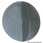 Pallone in policarbonato nero di segnalazione
