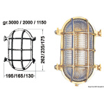 Lampada tartaruga ovale 195 x 262 mm