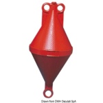 Gavitello bicono giallo 32x80 cm