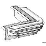 Protezione per pontile angolare in PVC bianca - immagine 2